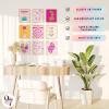 image97 Decor Colorful Preppy Room Decor  Hot Pink And Orange Preppy Posters For Room Aesthetic Maximalist Decor Preppy Pictures For Wall Quirky Wall Decor For Bedroom Teen Girl Dorm 8x10 UnframedPreppy Modern Art