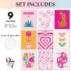 image97 Decor Colorful Preppy Room Decor  Hot Pink And Orange Preppy Posters For Room Aesthetic Maximalist Decor Preppy Pictures For Wall Quirky Wall Decor For Bedroom Teen Girl Dorm 8x10 UnframedPreppy Modern Art