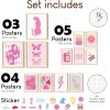 image97 Decor Cute Preppy Room Decor Aesthetic  40pcs Coastal Preppy Collage Kit Colorful Preppy Posters For Teen Girls Room Preppy Beach Room Decor Summer Travel Wall Art Prints Dorm Decorations 4x6Pink Preppy Gx8x10