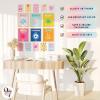 image97 Decor Cute Preppy Room Decor Teen Girls  Colorful Preppy Wall Decor Trendy Preppy Posters For Room Aesthetic Preppy Pictures For Wall Eclectic Gallery Wall Prints Dorm Decorations UnframedPreppy Funny