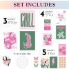 image97 Decor Cute Preppy Room Decor Teen Girls  Colorful Preppy Wall Decor Trendy Preppy Posters For Room Aesthetic Preppy Pictures For Wall Eclectic Gallery Wall Prints Dorm Decorations UnframedColorful
