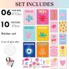 image97 Decor Cute Preppy Room Decor Teen Girls  Colorful Preppy Wall Decor Trendy Preppy Posters For Room Aesthetic Preppy Pictures For Wall Eclectic Gallery Wall Prints Dorm Decorations UnframedPreppy Funny