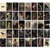 image97 Decor Dark Academia Decor For Bedroom  Gothic Home Decor Aesthetic Moody Dark Academia Wall Art Vintage Halloween Posters For Room Aesthetic