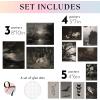 image97 Decor Dark Academia Wall Art  Dark Academia Decor For Bedroom Vintage Gothic Wall Art Prints Witchy Posters Moth Skull Painting Gothic Home Decor Aesthetic Moody Halloween Pictures UnframedDark Academia
