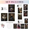 image97 Decor Dark Academia Wall Art Prints  Gothic Bedroom Decor Vintage Goth Posters For Room Aesthetic Halloween Witchy Prints Moody Goth Room Decor Emo Home Decorations unframedRoyal Whimsigoth