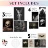 image97 Decor Dark Gothic Home Decor Aesthetic  Halloween Gothic Wall Decor Moody Wall Art Pictures Creepy Skull Goth Posters Gallery Wall Prints For Home Dorm Bedroom Decorations UnframedGothic Memory Gx8x10