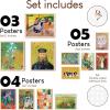 image97 Decor Eclectic FRAMED Wall Art Set  Colorful Eclectic Decor Retro Colorful Wall Art Prints Trendy Maximalist Decoration Aesthetic Pictures Gallery Wall Prints Famous Artist Posters For Bedroom BEIGE FRAMEEclectic Ordinary 12x8x10