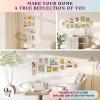image97 Decor Eclectic FRAMED Wall Art Set  Colorful Eclectic Decor Retro Colorful Wall Art Prints Trendy Maximalist Decoration Aesthetic Pictures Gallery Wall Prints Famous Artist Posters For Bedroom BEIGE FRAMEEclectic Global 16x8x10