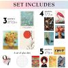 image97 Decor Eclectic Wall Art FRAMED  Vintage Boho Wall Decor Trendy Boho Prints For Wall Framed Gallery Wall Art Set Dorm Posters For Room Aesthetic Pictures Maximalist Decorations For Home BEIGE FRAMEEclectic Orient 12x8x10