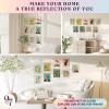 image97 Decor Eclectic Wall Art FRAMED  Vintage Boho Wall Decor Trendy Boho Prints For Wall Framed Gallery Wall Art Set Dorm Posters For Room Aesthetic Pictures Maximalist Decorations For Home BEIGE FRAMEEclectic Bloom 9x8x10