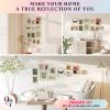 image97 Decor Eclectic Wall Art FRAMED  Vintage Boho Wall Decor Trendy Boho Prints For Wall Framed Gallery Wall Art Set Dorm Posters For Room Aesthetic Pictures Maximalist Decorations For Home BEIGE FRAMEEclectic Tranquility 12x8x10