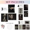 image97 Decor FRAMED Gothic Wall Art  Dark Academia Decor For Bedroom Dark Academia Wall Art Framed Halloween Gothic Decorations For Home Goth Room Decorations Aesthetic Pictures BLACK FRAMEDark Academia Fantasy