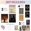 image97 Decor FRAMED Gothic Wall Art  Dark Academia Decor For Bedroom Gothic Posters For Room Halloween Gothic Prints For Home Goth Gallery Wall Frame Set Vintage Framed Wall Art Black FrameHalloween Witchy