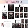 image97 Decor Framed Gothic Wall Art  Goth Wall Decor Romantic Gothic Decorations For Bedroom Floral Goth Wall Art Prints Creepy Dark Raven Skull Poster Moody Halloween Decorations Aesthetic Pictures for HomeGothic Eternal Love
