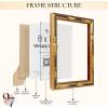 image97 Decor Gold Vintage Picture Frames 8x10  Gold 8x10 Picture Frame 8 X10 Golden Frame For Posters Antique Faux Bamboo Ps Frame 8 X 10 For Wall Hanging Vintage Wall Decor