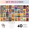 image97 Decor Hippie Room Decor For Bedroom Aesthetic  40 Pcs Boho Hippie Wall Art 70s Decor For Home Retro Wall Art Prints Groovy Pictures Hippy Collage Cute Posters For Dorm 4x6Hippie 40 Pcs