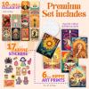 image97 Decor Hippie Room Decor For Bedroom Aesthetic  Boho Hippie Wall Decor 70s Retro Wall Art Prints Groovy Pictures Hippy Collage Cute Hippy Posters For Dorm Home 8x10 UnframedHippie and Stickers