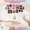 image97 Decor LARGE 11x14 Hot Pink Room Decor Y2k Posters  Mcbling Trashy Y2k Room Decor Aesthetic Pictures Cute 2000s Posters For Girls Room Baddie Wall Art Prints For Teen Dorm Bedroom Unframed