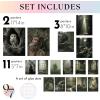 image97 Decor Large 11x14 Green Goblincore Decor  Large Fantasy Wall Art Prints Magical Forest Posters For Room Aesthetic Fairycore Pictures Cottage Core Wall Decor Therian Room Decor For Bedroom UnframedGoblincore