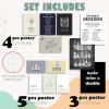 image97 Decor Large 11x14 Vintage Cocktail Poster  Colorful Cocktail Wall Art Retro Bar Cart Decor And Accessories Cute Apartment Aesthetic Pictures Cocktails Recipe Art For College Dorm UnframedMinimal Bar