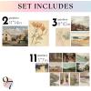 image97 Decor Large 11x14 Vintage Wall Art Prints  16 Unframed Posters Farmhouse French Country Decor For Bedroom Living Room Dining Room Kitchen