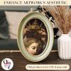 image97 Decor Oval 5x7 Picture Frame  Small Vintage Picture Frames 5x7 Elegant Oval Frame 5 X 7 For Wall Hanging Vintage Frames 5x 7 Antique Home DecorMint Oval