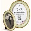 image97 Decor Oval 5x7 Picture Frame  Small Vintage Picture Frames 5x7 Elegant Oval Frame 5 X 7 For Wall Hanging Vintage Frames 5x 7 Antique Home DecorMint Oval