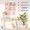 image97 Decor Pink Coquette Room Decor Aesthetic  Vintage Wall Decor Cute Posters for Girls Dorm Decorations Girly Wall Art Prints Pink Pictures for Bedroom 8x10 UnframedPinky Coquette 9x8x10