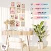 image97 Decor Pink Coquette Room Decor Aesthetic  Vintage Wall Decor Cute Posters for Girls Dorm Decorations Girly Wall Art Prints Pink Pictures for Bedroom 8x10 UnframedCoquette Gx8x10