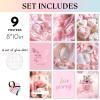 image97 Decor Pink Coquette Room Decor Aesthetic  Vintage Wall Decor Cute Posters for Girls Dorm Decorations Girly Wall Art Prints Pink Pictures for Bedroom 8x10 UnframedPinky Coquette 9x8x10