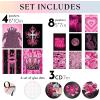 image97 Decor Pink Y2k Room Decor Aesthetic  Mcbling Trashy Y2k Posters For Girls Room 2000s Room Decor For Teen Girls Y2k Decorations Hot Pink Wall Art Prints Baddie Pictures For Bedroom Unframed