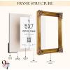 image97 Decor Rustic 5x7 Gold Picture Frame Gold Vintage Frame 5x7 Antique Golden Photo Frames 5 By 7 Picture Frame Ornate Frames For Tabletop And Wall HangingGold Rectangle