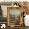 image97 Decor Rustic 5x7 Gold Picture Frame Gold Vintage Frames 5x7 Antique Photo Frames 5 By 7 Faux Bamboo Frame For Tabletop And Wall Hanging