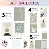 image97 Decor Sage Green Wall Art Prints  Sage Green Pictures Wall Decor For Teen Girls Bedroom Abstract Boho Posters For Room Aesthetic Matisse Prints Gallery Wall Art For Dorm Decorations unframedMinimalist Sage Green Gx8x10