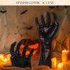 image97 Decor Scary Halloween Decorations Indoor  Dark Hand Wall Mount Gothic Home Decor Aesthetic Spooky Wall Art Halloween Sculpture For Bedroom Creepy Witch Hands Hanging Keys Jewelry include BatsHand Sculpture