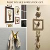 image97 Decor Scary Halloween Decorations Indoor  Dark Hand Wall Mount Gothic Home Decor Aesthetic Spooky Wall Art Halloween Sculpture For Bedroom Creepy Witch Hands Hanging Keys Jewelry include BatsAnimal Head