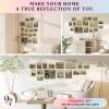 image97 Decor Vintage 11X14 16PCS FRAMED Wall Art  Framed Vintage Wall Art Prints Vintage Posters For Room Aesthetic Lanscape Prints For Wall Decor Moody Gallery Wall Pictures Botanical Paintings For Home Bedroom BEIGE FRAMEVintage