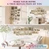 image97 Decor Vintage 11X14 16PCS FRAMED Wall Art  Framed Vintage Wall Art Prints Vintage Posters For Room Aesthetic Lanscape Prints For Wall Decor Moody Gallery Wall Pictures Botanical Paintings For Home Bedroom BEIGE FRAMEVintage