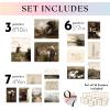 image97 Decor Vintage 16PCS FRAMED Wall Art  Framed Vintage Wall Art Prints Vintage Posters For Room Aesthetic Lanscape Prints For Wall Decor Moody Gallery Wall Pictures Botanical Paintings For Home Bedroom BEIGE FRAMEVintage