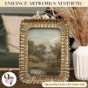 image97 Decor Vintage 4x6 Picture Frame Gold  Small Gold Frames 4x6 Unique Antique Picture Frames 4x 6 Mini Ornate 4 X 6 Photo Frame With Glass Front For Tabletop And Wall Hanging Vintage Wall DecorGold Rectagle