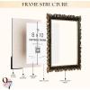 image97 Decor Vintage 8x10 Picture Frame Gold  Rustic 8x10 Gold Frame Ornate Golden Picture Frame 8 x 10 Antique Golden 8 x 10 Frames Victorian 8 By 10 Frames For Wall HangingBlack Gold