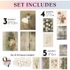 image97 Decor Vintage Framed Wall Art  Framed Vintage Wall Art Prints Vintage Posters For Room Aesthetic Lanscape Prints For Wall Decor Moody Gallery Wall Pictures Botanical Paintings For Home BedroomVintage Gx8x10