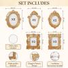 image97 Decor Vintage Gold Picture Frames 5x7  Fancy Gold Vintage Picture Frames 5x7 Cute Golden Ornate Frame 5 X 7 Decorative Antique Frame 5 By 7 For Tabletop And Wall Hanging Antique Wall Decor10 PCS