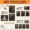 image97 Decor Vintage Halloween Wall Art Prints  Dark Halloween Pictures Wall Decor Creepy Ghost Painting Witchy Posters For Room Aesthetic Spooky Artwork Witch Decorations For Bedroom unframedHalloween