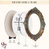 image97 Decor Vintage Picture Frames 4x6  Antique Oval Picture Frame 4x6 Ornate Gold Frame 4 X 6 For Tabletop And Wall Hanging Antique Wall DecorBronze