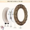 image97 Decor Vintage Picture Frames 4x6  Antique Oval Picture Frame 4x6 Ornate Gold Frame 4 X 6 For Tabletop And Wall Hanging Antique Wall DecorFloral