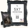 image97 Decor Vintage Picture Frames 5x7  Gold 5x7 Picture Frame Vintage Style Ornate 5 x 7 Frames for Pictures Antique 5 By 7 Frame For Tabletop And Wall Hanging Antique Wall DecorBlack Vintage