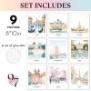 image97 Decor Vintage Travel Posters  Retro Wall Art For Home Around World Destination Pictures Famous City Artwork For Classroom Decoration 8x10 Unframed