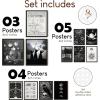 image97 Decor Witchy Home Decor  Vintage Gothic Decor for Home Creepy Goth Posters Halloween Art Prints