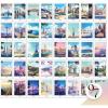 image97 DECOR Vintage Travel Decor Posters  World Travel Wall Art Prints Retro Popular Cities Photo Collage Kit Trendy City Landscape Aesthetic Pictures for Teen Dorm Bedroom Decorations 40 Pcs 4quotx6quotTravel